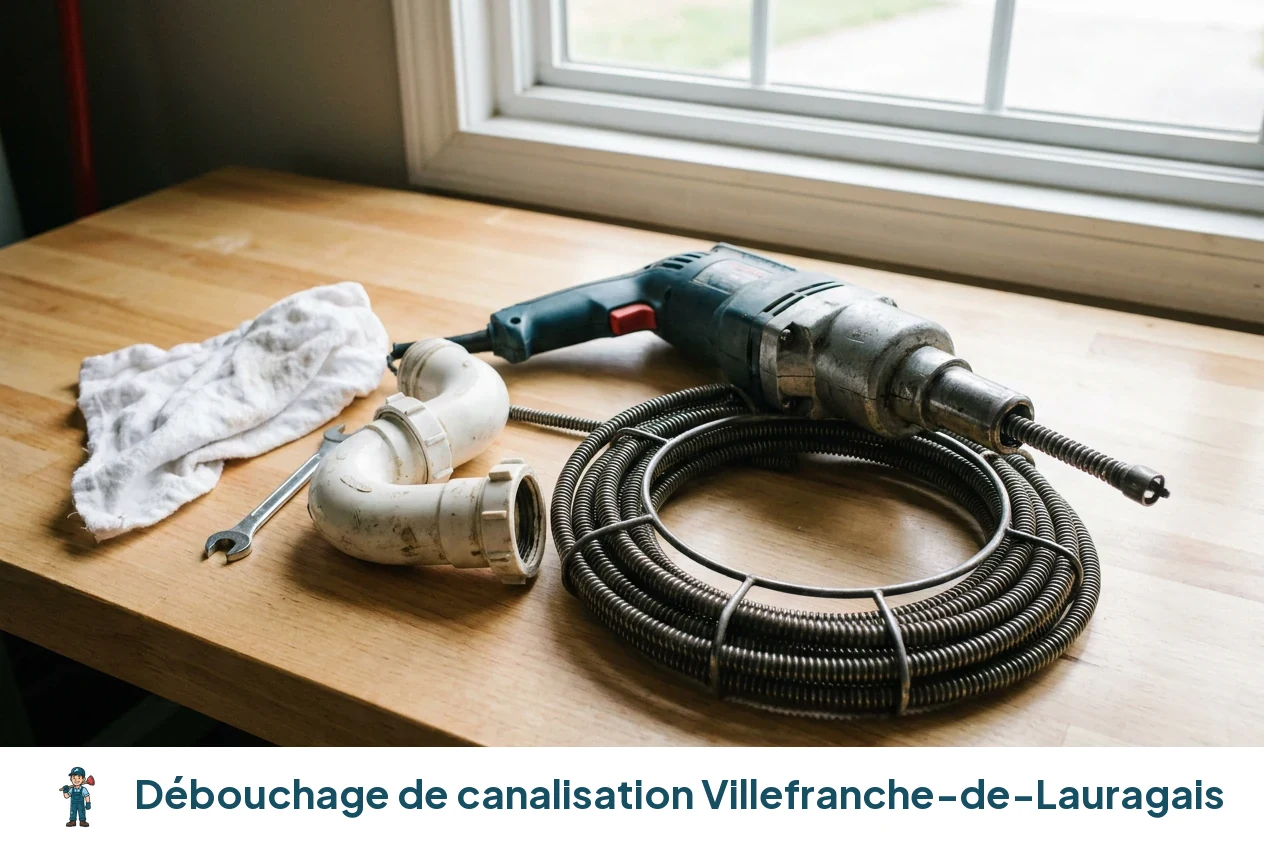 Débouchage de canalisation à Villefranche-de-Lauragais