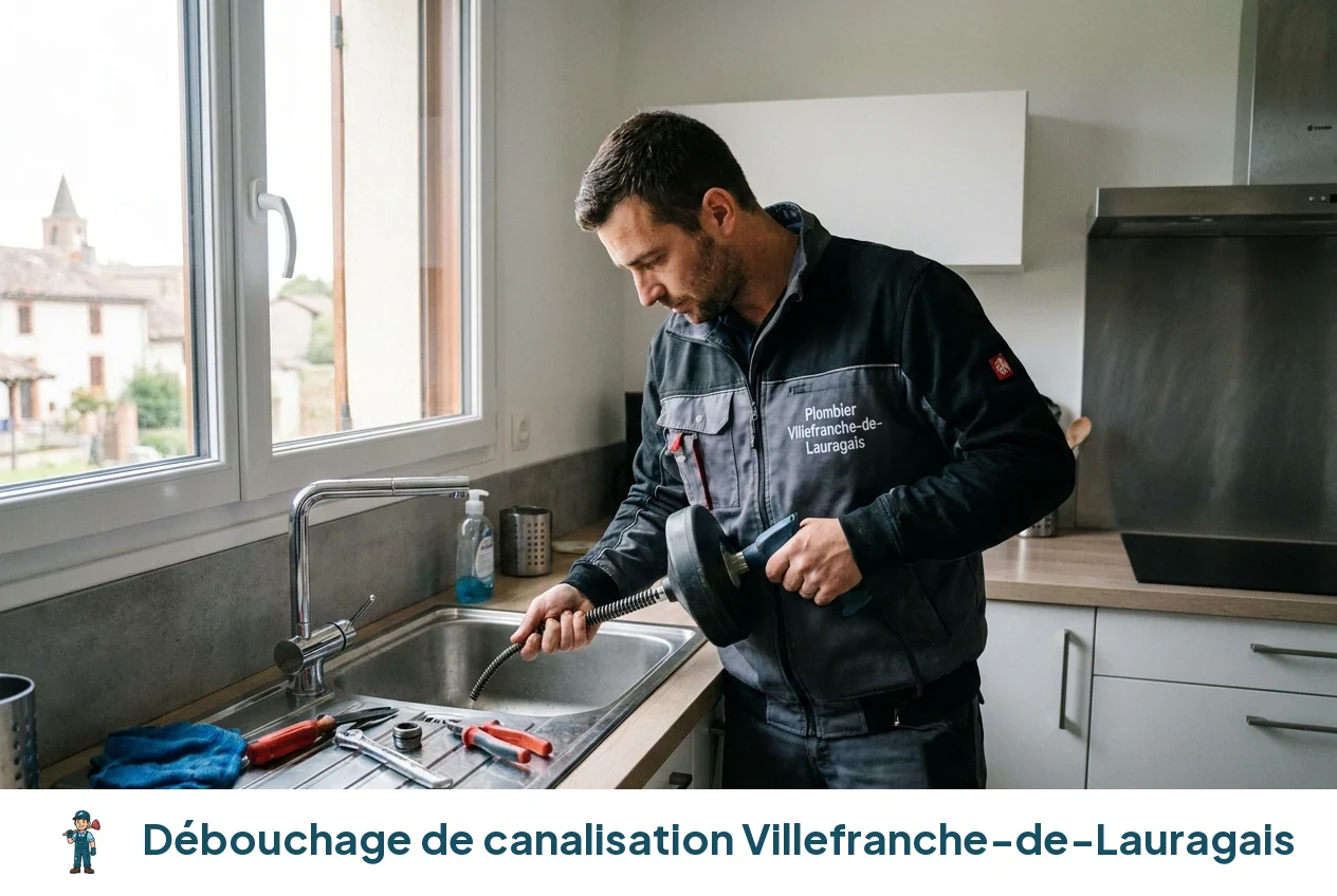 Débouchage de canalisation à Villefranche-de-Lauragais