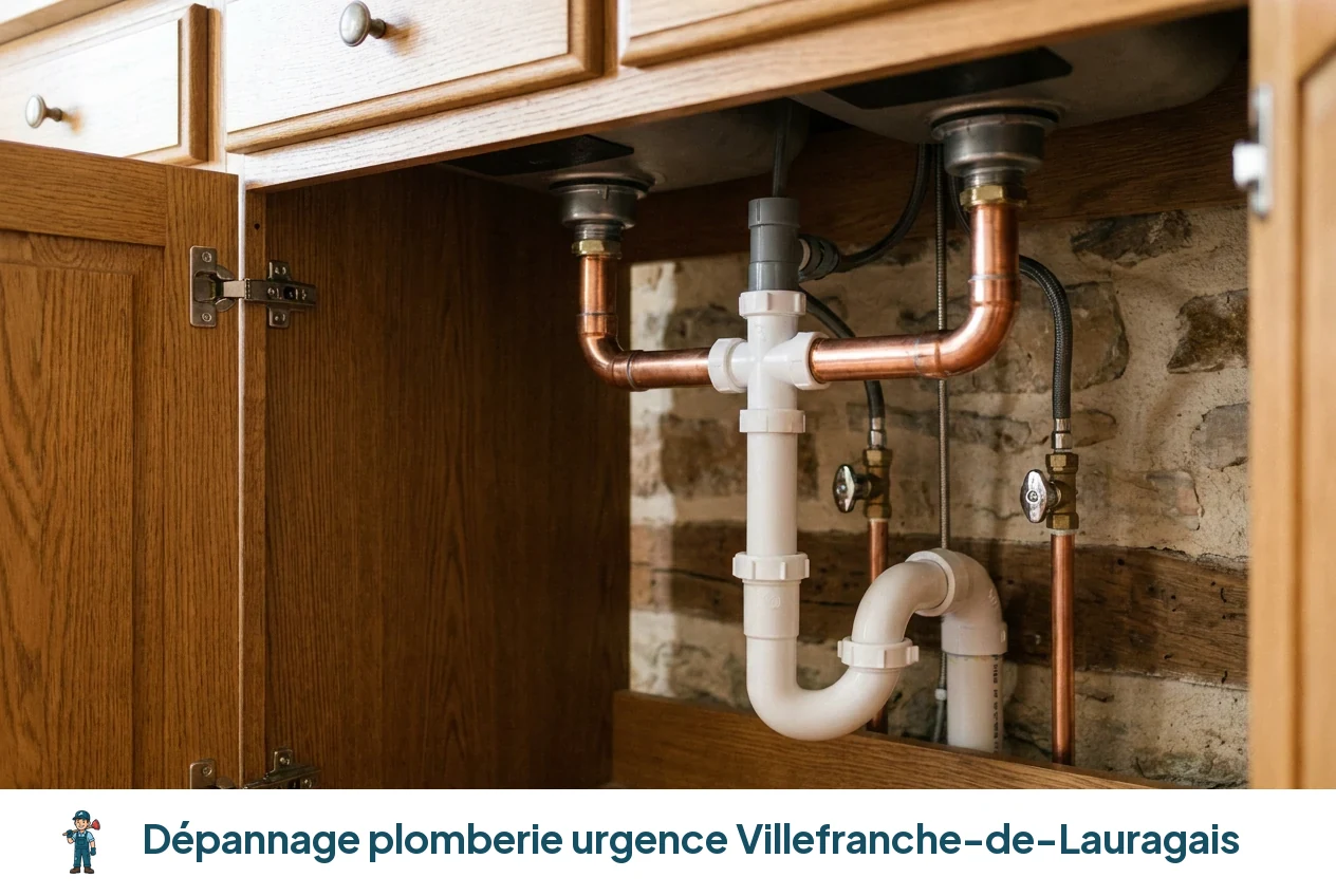 Dépannage plomberie urgence à Villefranche-de-Lauragais