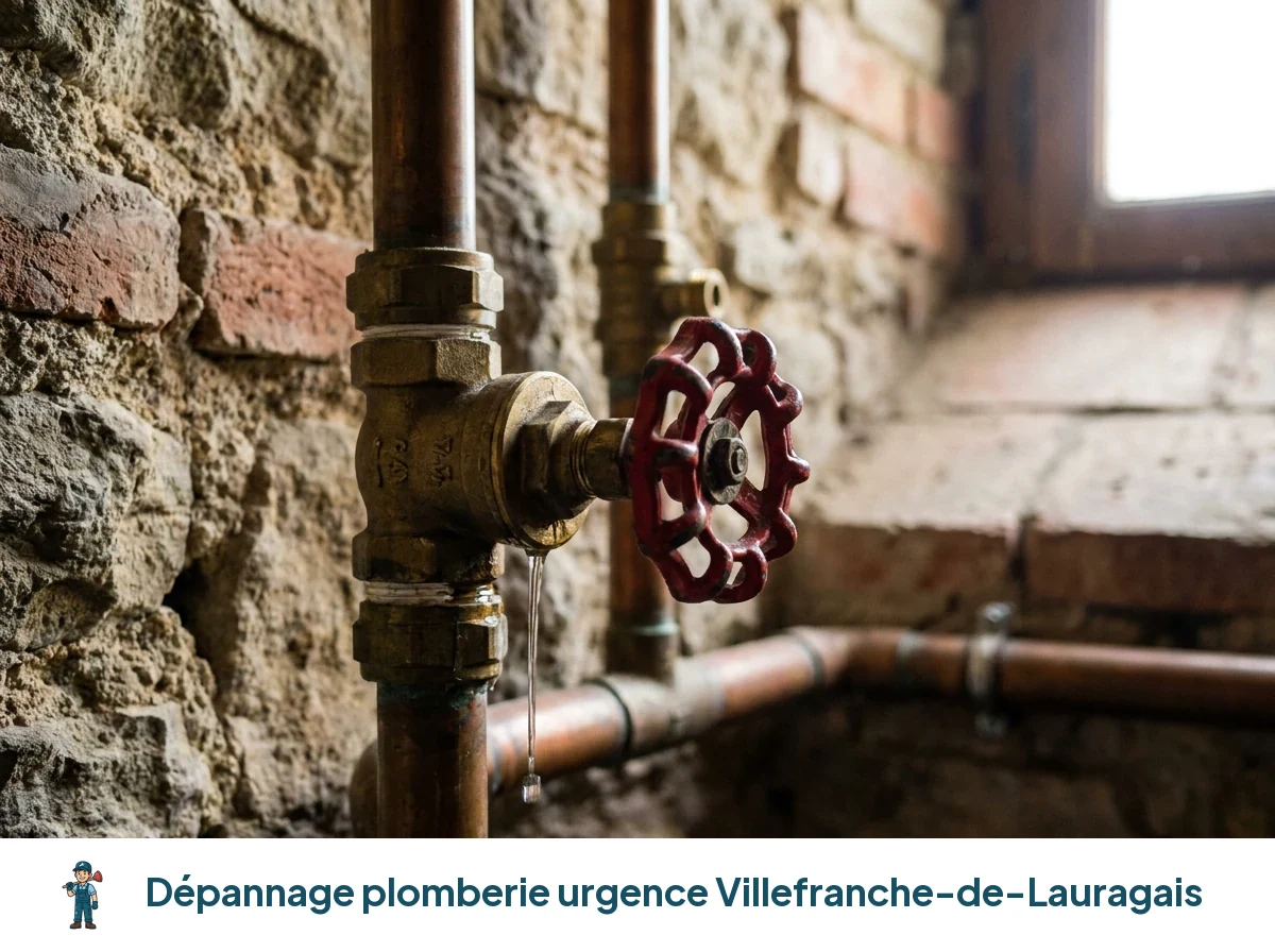 Dépannage plomberie urgence à Villefranche-de-Lauragais