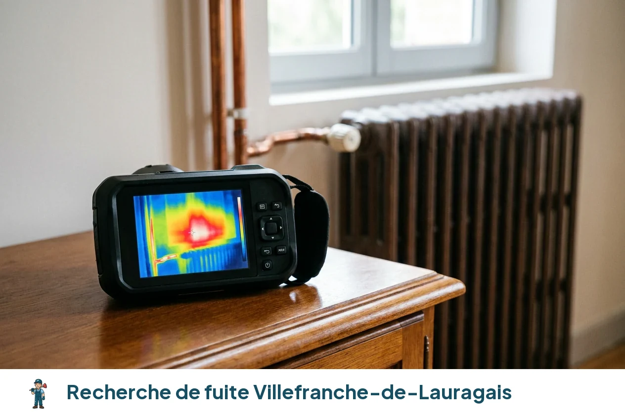 Recherche de fuite à Villefranche-de-Lauragais