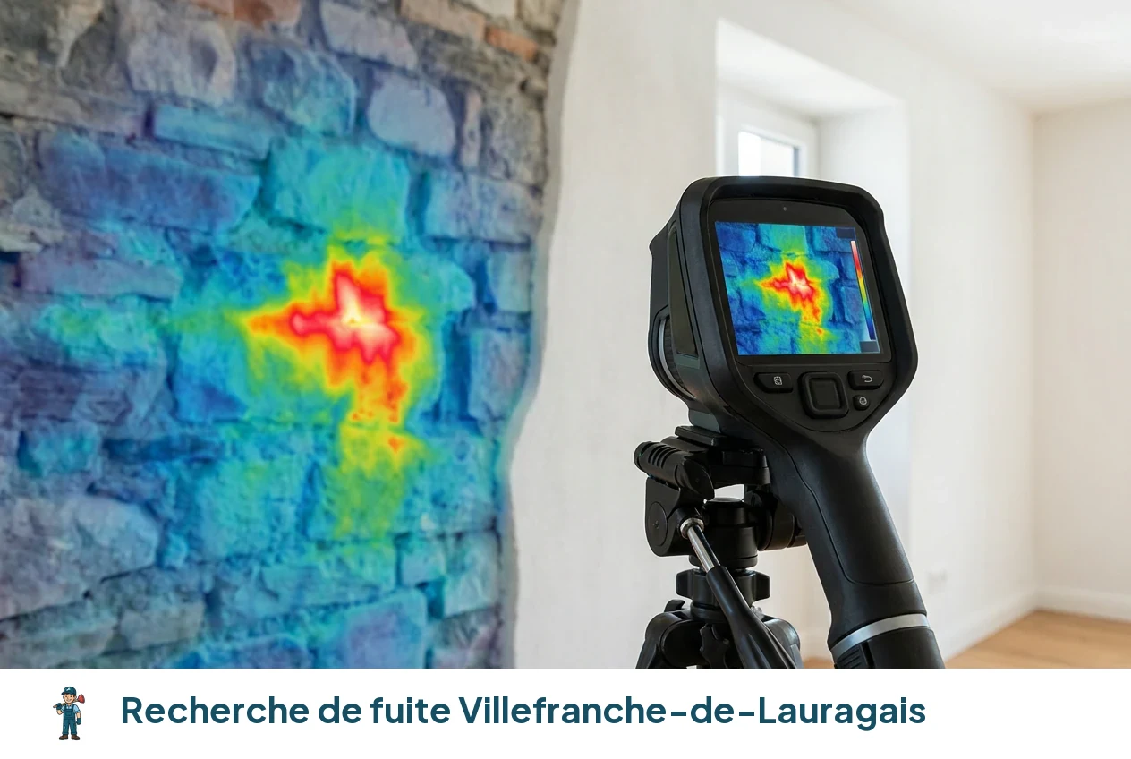 Recherche de fuite à Villefranche-de-Lauragais
