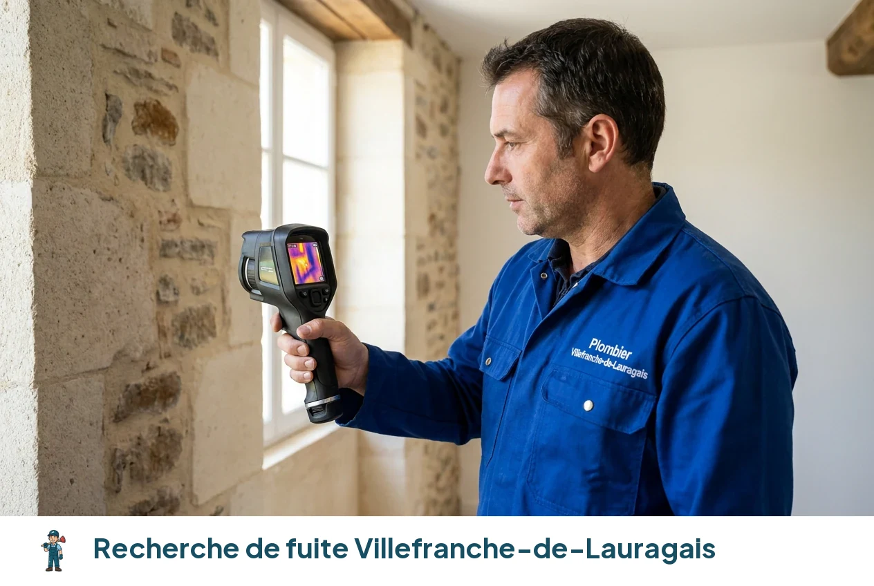 Recherche de fuite à Villefranche-de-Lauragais