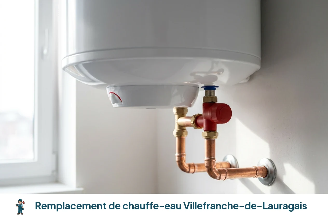 Remplacement de chauffe-eau à Villefranche-de-Lauragais