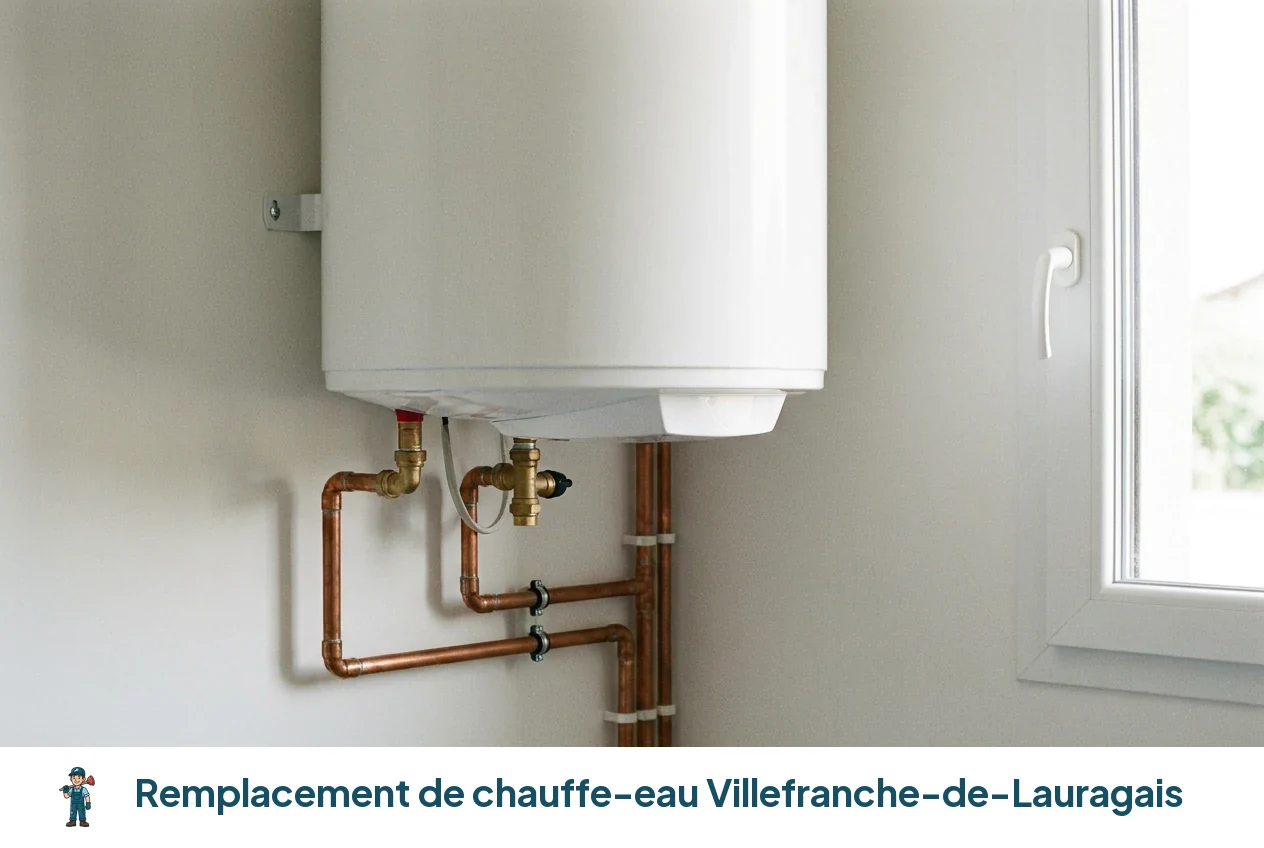 Remplacement de chauffe-eau à Villefranche-de-Lauragais