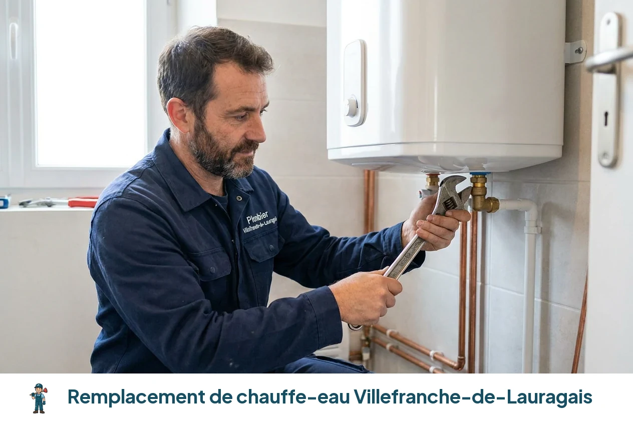 Remplacement de chauffe-eau à Villefranche-de-Lauragais