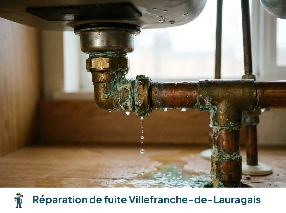 Réparation de fuite à Villefranche-de-Lauragais
